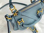 Colestore Chloe Marcie Mini Double Carry Tote Bag Blue 21*16*8cm - 2