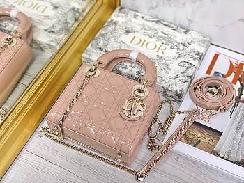 Colestore Dior Lady Dior Pink Shiny 17×7×15 cm