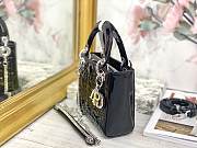 Colestore Dior Lady Dior Black Shiny Silver Hardware 17×7×15 cm - 5
