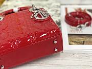 Colestore Dior Lady Dior Red Shiny 17×7×15 cm - 3