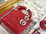 Colestore Dior Lady Dior Red Shiny 17×7×15 cm - 4