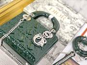 Colestore Dior Lady Dior Dark Green Shiny 17×7×15 cm - 5