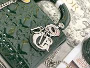 Colestore Dior Lady Dior Dark Green Shiny 17×7×15 cm - 2