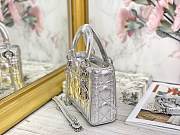 Colestore Dior Lady Dior Silver Shiny 17×7×15 cm - 6