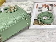 Colestore Dior Lady Dior Green Gold Hardware 17×7×15 cm - 2