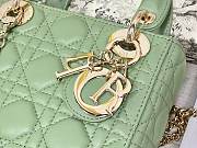 Colestore Dior Lady Dior Green Gold Hardware 17×7×15 cm - 3