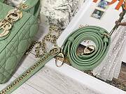 Colestore Dior Lady Dior Green Gold Hardware 17×7×15 cm - 4