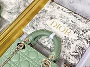 Colestore Dior Lady Dior Green Gold Hardware 17×7×15 cm - 6