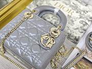 Colestore Dior Lady Dior Gray 17×7×15 cm - 5