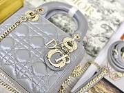 Colestore Dior Lady Dior Gray 17×7×15 cm - 3