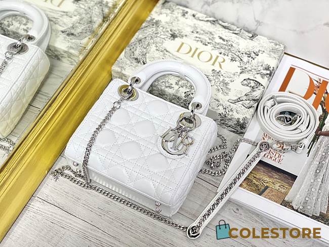 Colestore Dior Lady Dior White 17×7×15 cm - 1