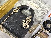 Colestore Dior Lady Dior Black Gold Hardwware 17×7×15 cm - 4