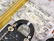Colestore Dior Lady Dior Black Gold Hardwware 17×7×15 cm - 2