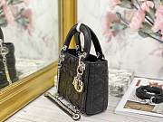 Colestore Dior Lady Dior Black Silver Hardware 17×7×15 cm - 6