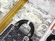 Colestore Dior Lady Dior Black Silver Hardware 17×7×15 cm - 2