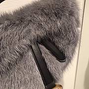 Colestore Dior Saddle Bag Black Fur - 4