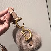 Colestore Dior Saddle Bag Brown Fur - 5