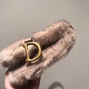 Colestore Dior Saddle Bag Brown Fur - 2