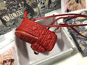 Colestore Dior Backpack Red 16 x 21 x 8.5 cm - 2