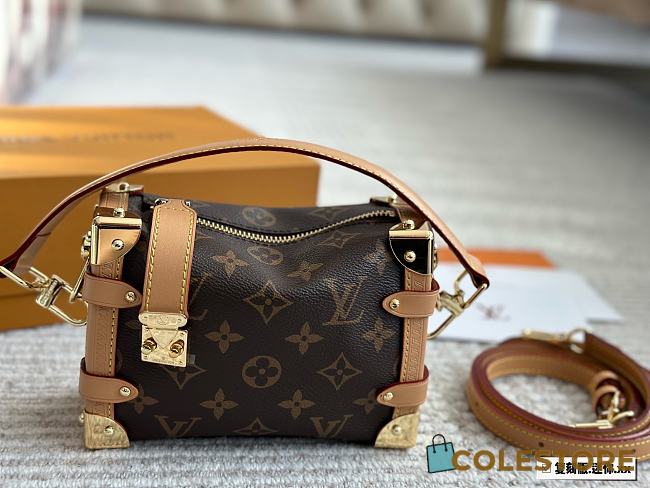 Colestore LOUIS VUITTON Side Trunk MM Monogram Brown 18*12.5cm - 1
