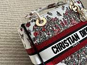 Colestore Dior - Lady D-Lite Bag Cannage Embroidery 24*20cm - 4