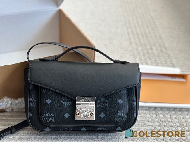 Colestore MCM New Tracy shoulder bag Black 20 cm - 1