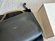 Colestore Kate Medium Reversible Chain Bag Black Leather 28 cm - 6