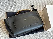 Colestore Kate Medium Reversible Chain Bag Black Leather 28 cm - 5