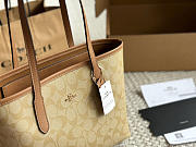Colestore Coach Mini City Tote In Signature Canvas Beige 23.21 cm - 4