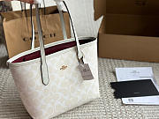 Colestore Coach Mini City Tote In Signature Canvas White 23.21 cm - 1