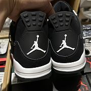 Colestore Nike Air Jordan 4 Retro Black White Thunder  - 6