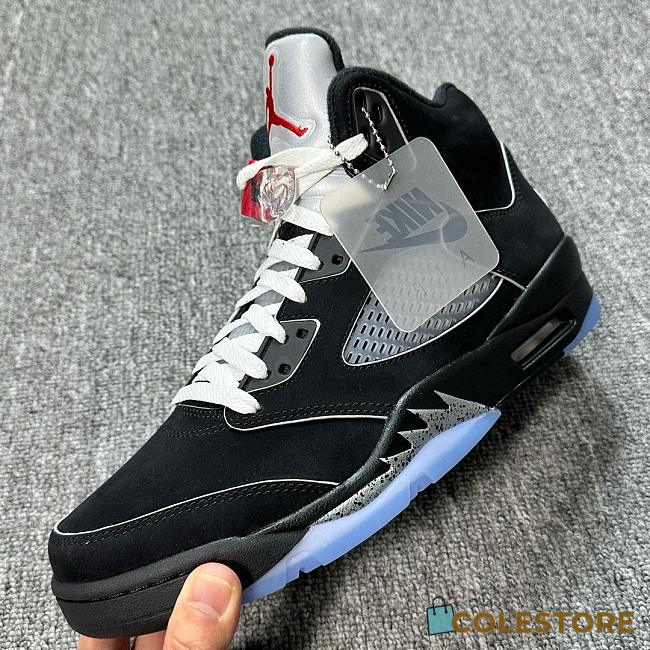 Colestore Men's Air Jordan 5 Retro OG Black/Metallic - 1