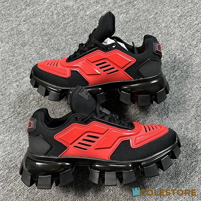 Colestore Prada Cloudbust Thunder Knit Sneaker ‘Scarlet’  - 1