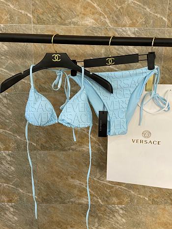 Colestore VERSACE Greca Bikini In Blue