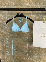 Colestore VERSACE Greca Bikini In Blue - 3