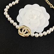 Colestore Chanel Pearl Necklace Gold  - 4