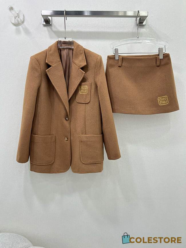 Colestore Single-breasted camel-hair Set - 1