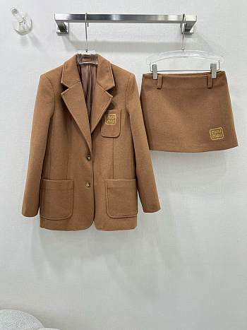 Colestore Single-breasted camel-hair Set