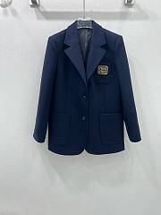 Colestore Single-breasted mohair Set Navy Blue - 5