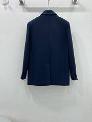 Colestore Single-breasted mohair Set Navy Blue - 6