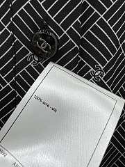 Colestore Chanel Blouse SS24-25  Printed Crêpe de Chine  Black & White - 5