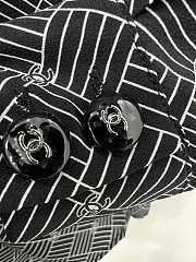 Colestore Chanel Blouse SS24-25  Printed Crêpe de Chine  Black & White - 2