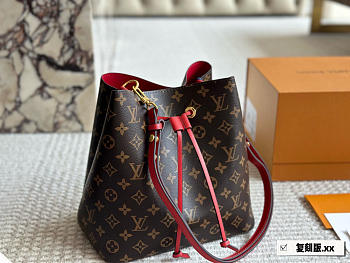 Colestore Louis Vuitton Néonoé MM Monogram Red 26 cm