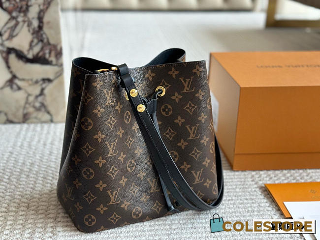 Colestore Louis Vuitton Néonoé MM Monogram Black 26 cm - 1
