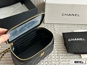 Colestore Chanel Vanity Make Up Bag Black 19 cm - 6