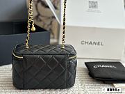 Colestore Chanel Vanity Make Up Bag Black 19 cm - 5