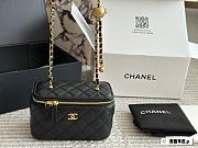 Colestore Chanel Vanity Make Up Bag Black 19 cm - 3