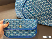 Colestore Goyard Goyardine Sky Blue Boheme PM Hobo Bag 32*25cm - 3