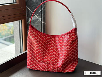 Colestore Goyard Goyardine Red Boheme PM Hobo Bag 32*25cm