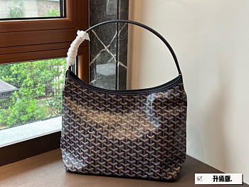 Colestore Goyard Goyardine Dark Blue Boheme PM Hobo Bag 32*25cm